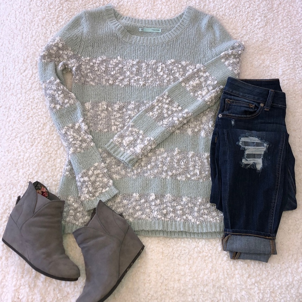 Maurice’s Long Sleeve Knit Top Sz L